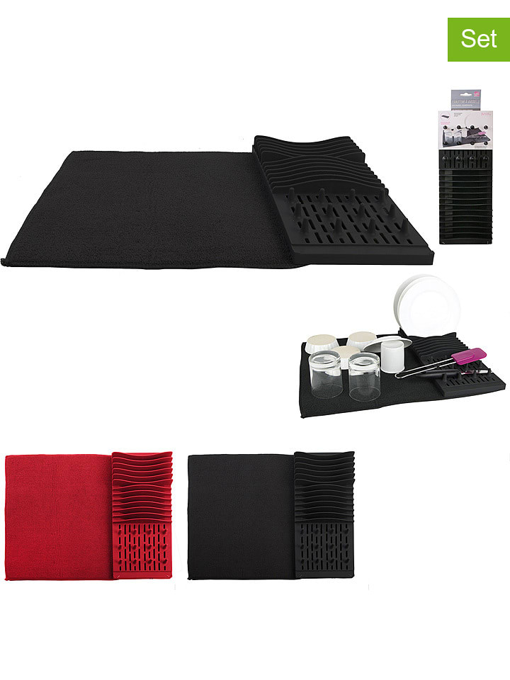 COOK CONCEPT Mata ociekowa w kolorze czarnym i czerwonym (produkt niespodzianka) rozmiar: onesize