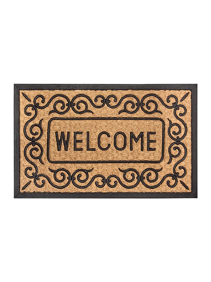 Hanse Home Wycieraczka w kolorze jasnobrązowym z włókna kokosowego rozmiar: 45x75 cm