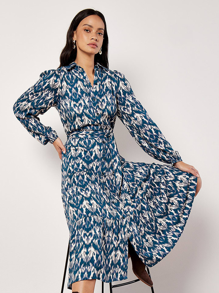 Apricot Sukienka w kolorze niebiesko-białym rozmiar: S