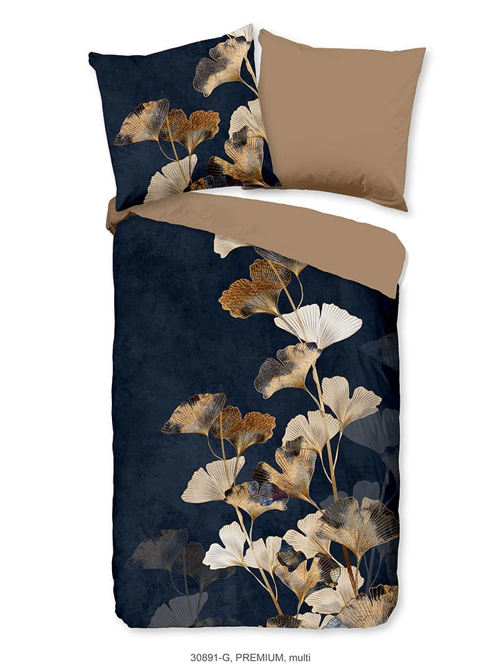 Good Morning Komplet pościeli "Premium" w kolorze granatowym rozmiar: 200x200 cm