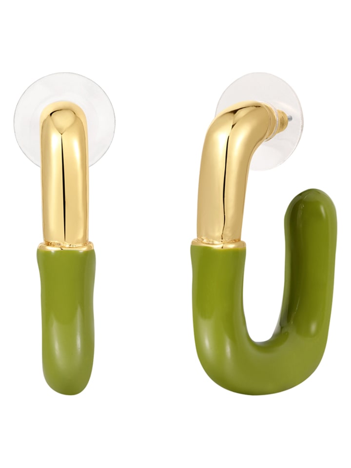 Yokoamii Pozłacane kolczyki-półkreole rozmiar: onesize