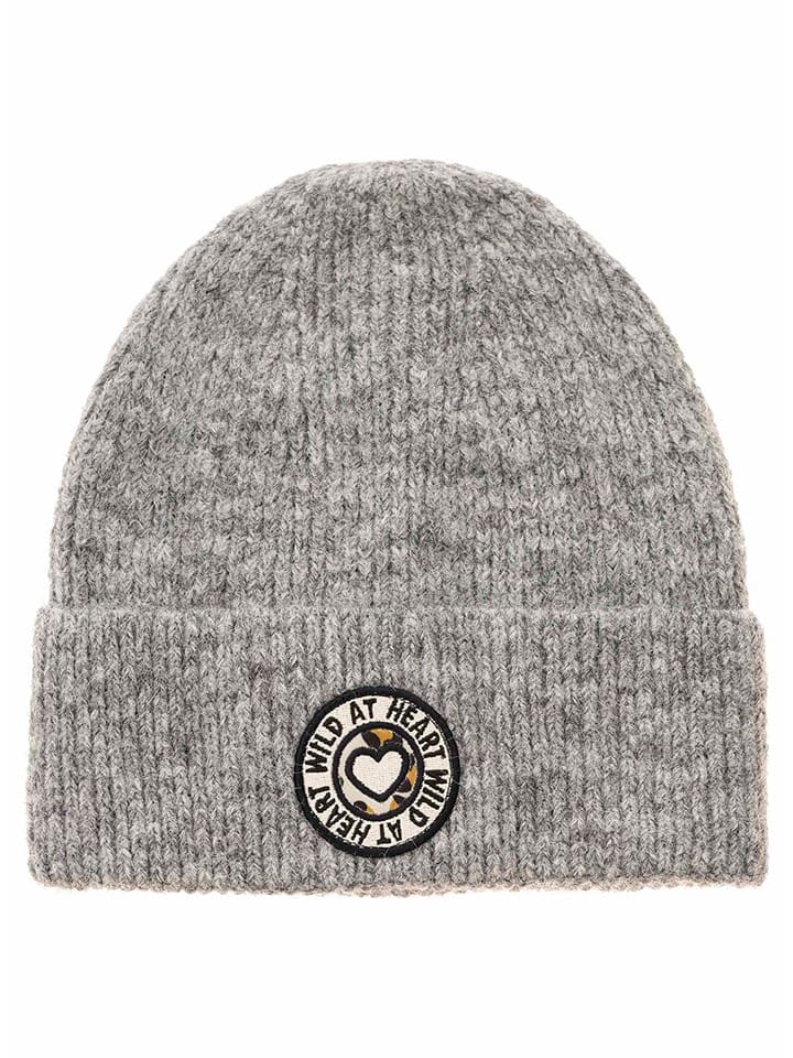 Zwillingsherz Czapka "Wild at Heart" w kolorze szarym rozmiar: onesize