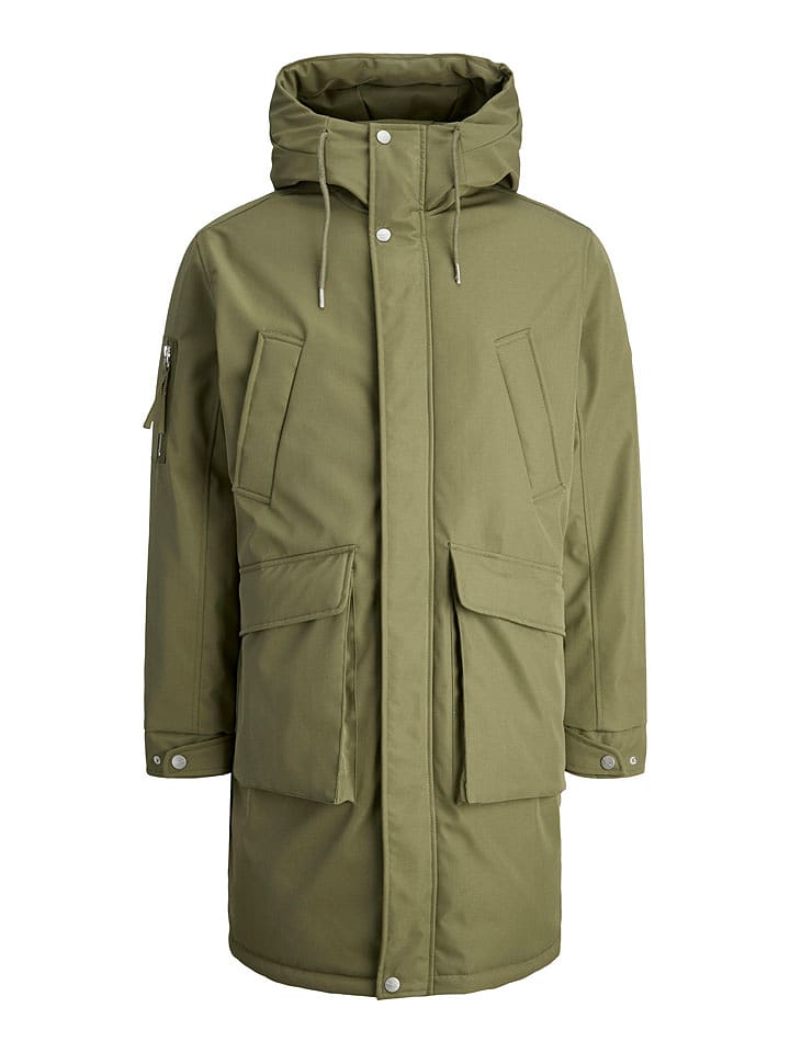 Jack & Jones Parka w kolorze zielonym rozmiar: S