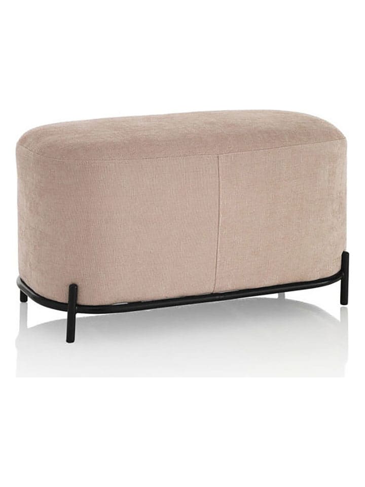 TFT Home Hocker "Vanity" w kolorze beżowym - 82 x 45 x 42 cm rozmiar: onesize