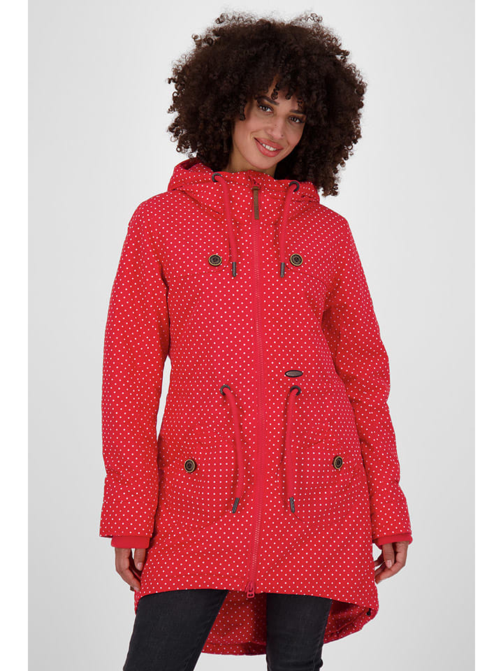 alife and kickin Parka "Karlotti" w kolorze czerwonym rozmiar: M