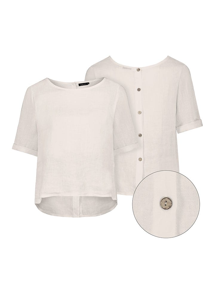 Eight2Nine Bluzka w kolorze beżowym rozmiar: S/M