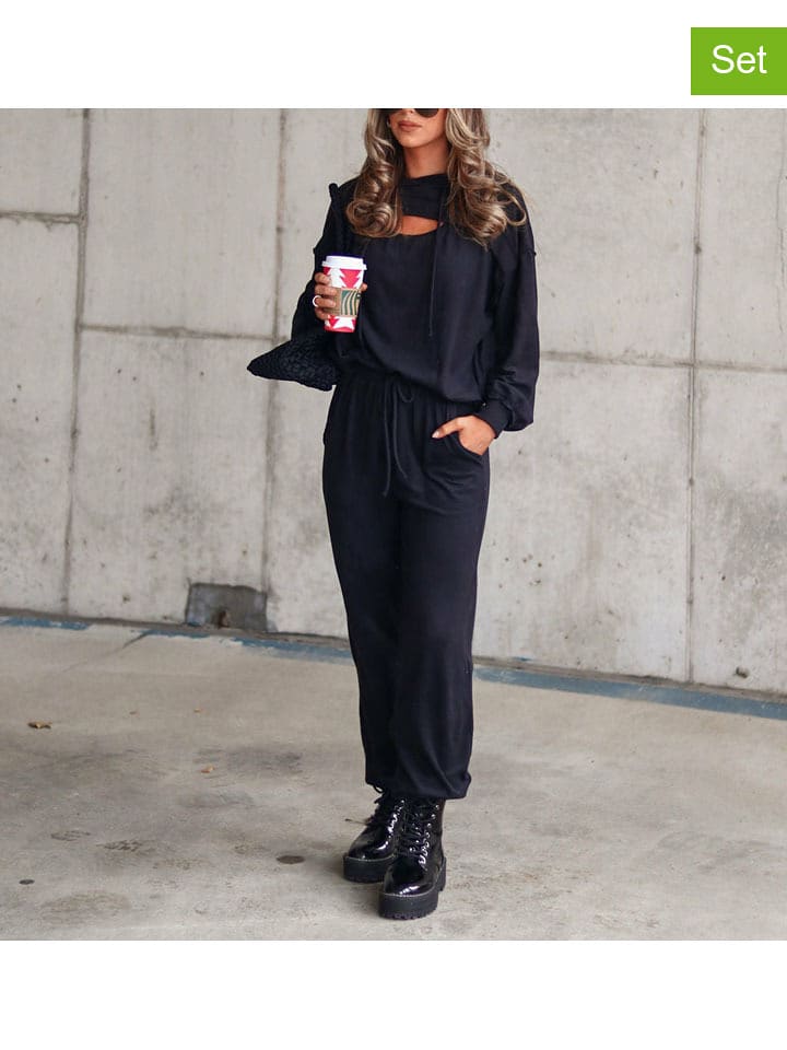 Milan Kiss 2-częściowy zestaw w kolorze czarnym rozmiar: L