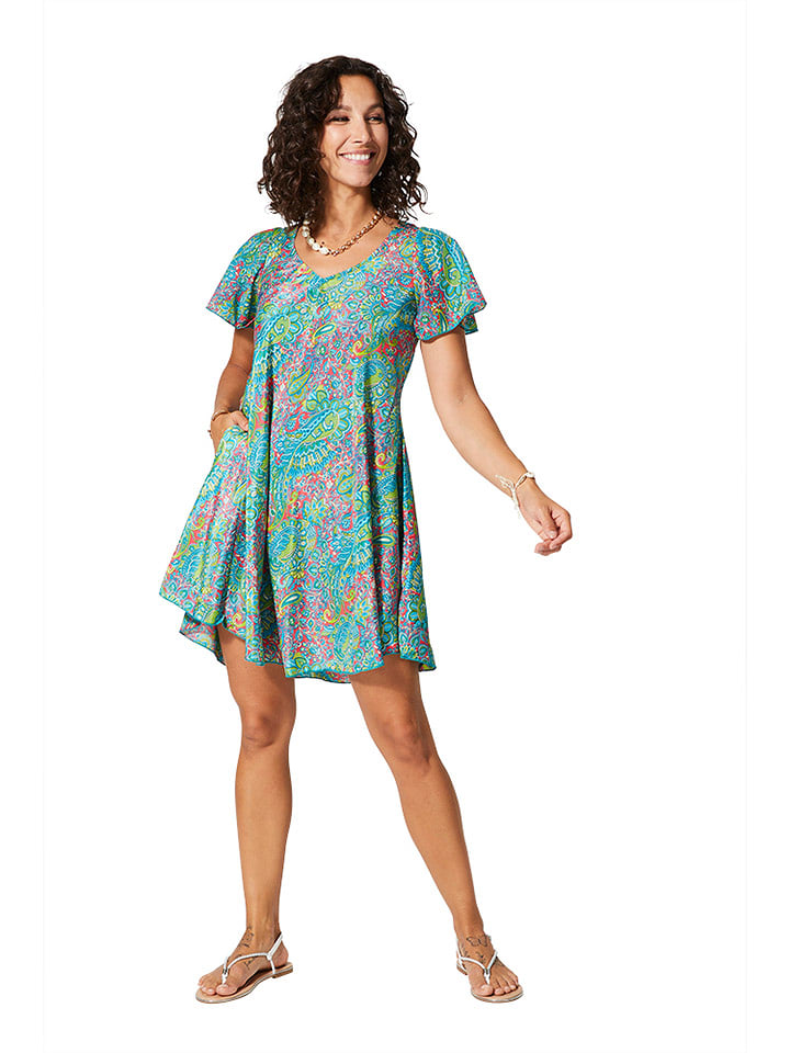 Aller Simplement Sukienka w kolorze turkusowym rozmiar: 38/40