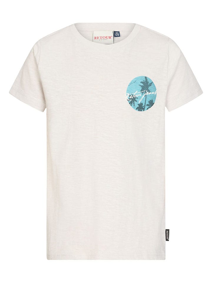 Retour Koszulka "Phil" w kolorze jasnoszarym rozmiar: 134/140