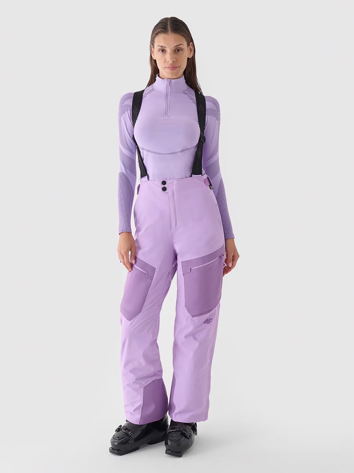 4F Spodnie narciarskie w kolorze fioletowym rozmiar: L