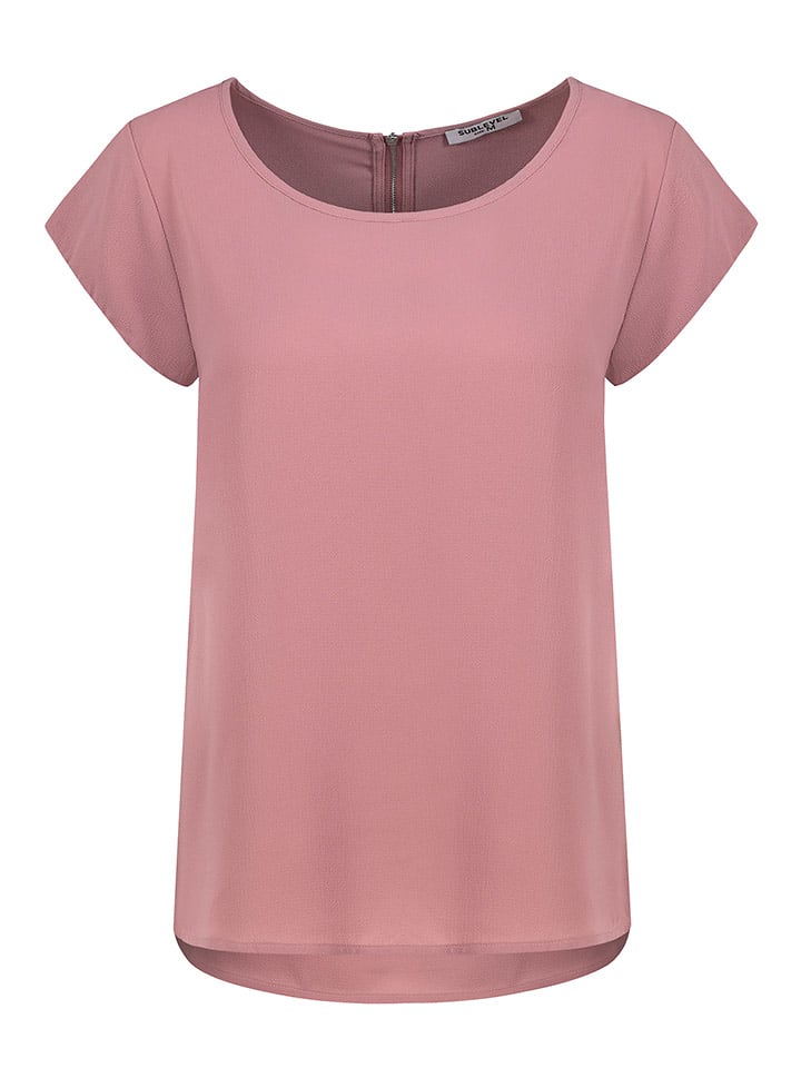 Sublevel Bluzka w kolorze szaroróżowym rozmiar: M