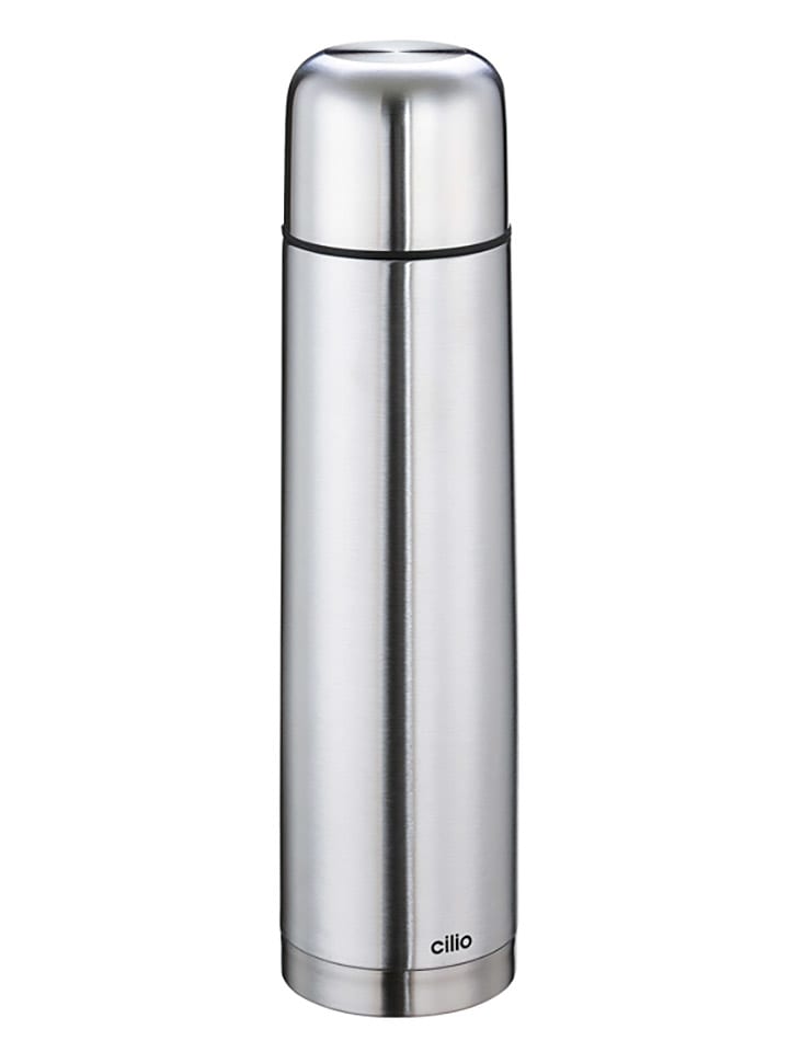 Cilio Termos w kolorze srebrnym - 1 l rozmiar: onesize