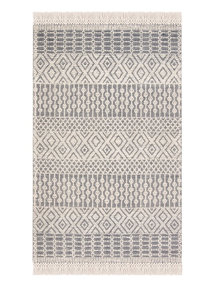 Safavieh Wełniany dywan "Natura" w kolorze granatowo-kremowym rozmiar: 152x244 cm