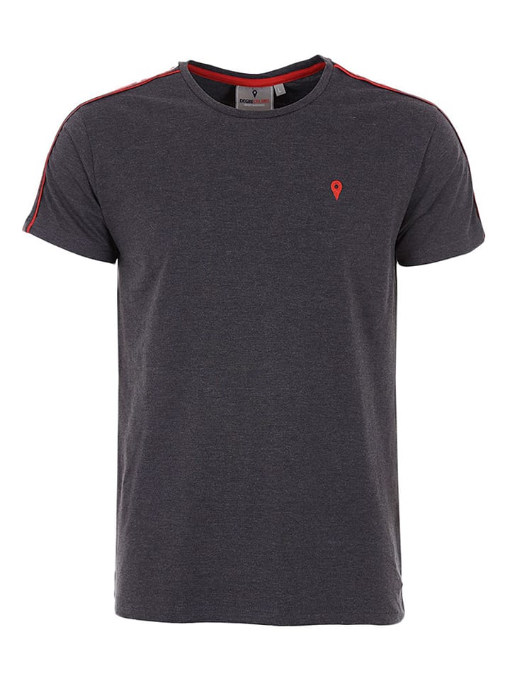 Peak Mountain Koszulka "Craner" w kolorze antracytowym rozmiar: M