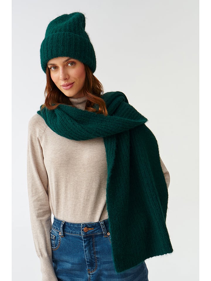 TATUUM Szal w kolorze zielonym - 175 x 36 cm rozmiar: onesize