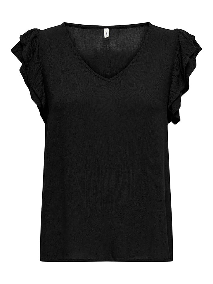 ONLY Bluzka "Chiara" w kolorze czarnym rozmiar: S