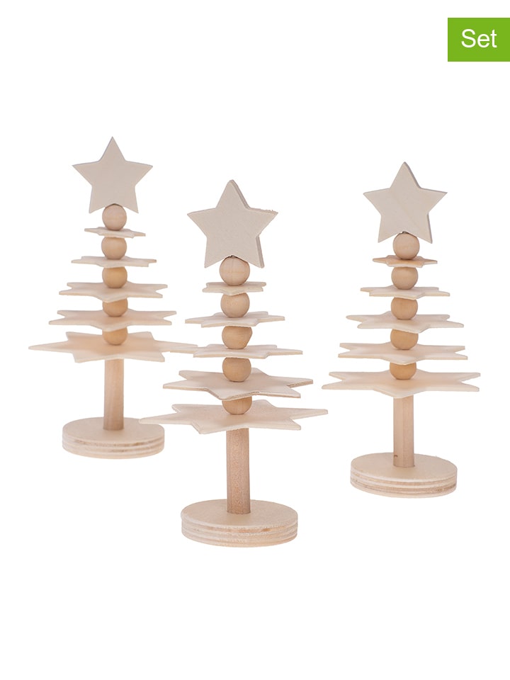 SUNNYSUE Choinki (3 szt.) w kolorze jasnobrązowym rozmiar: onesize