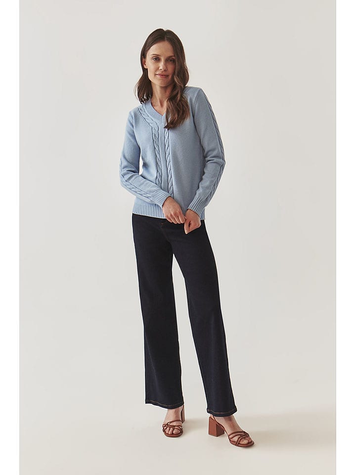 TATUUM Sweter w kolorze błękitnym rozmiar: S