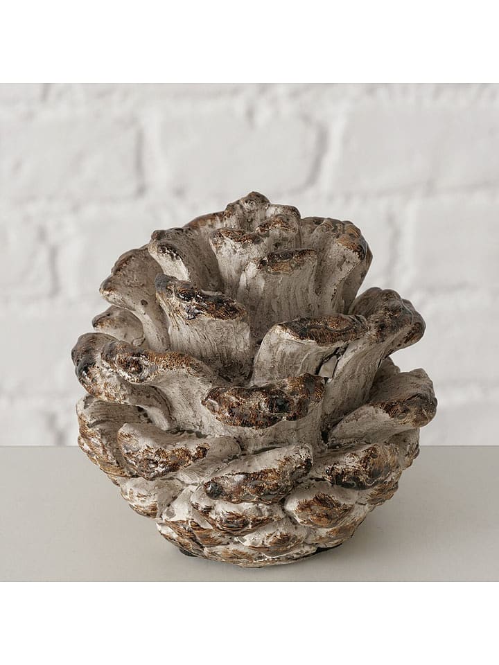 Boltze Dekoracja "Modena" w kolorze brązowym - wys. 10,3 x Ø 11 cm rozmiar: onesize