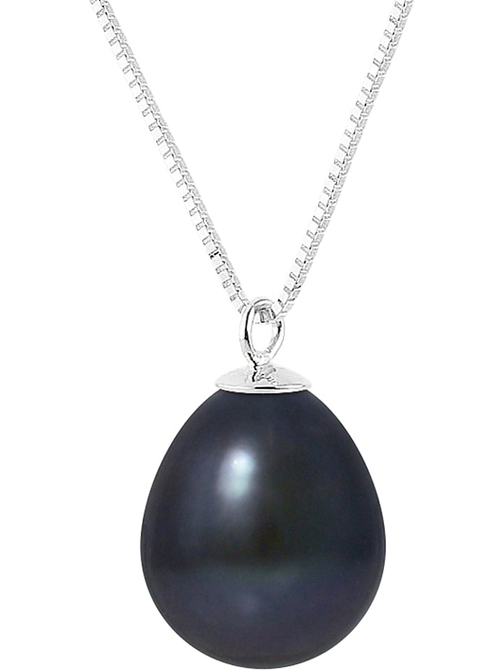 Pearl Addict Srebrny naszyjnik z zawieszką - dł. 42 cm rozmiar: onesize