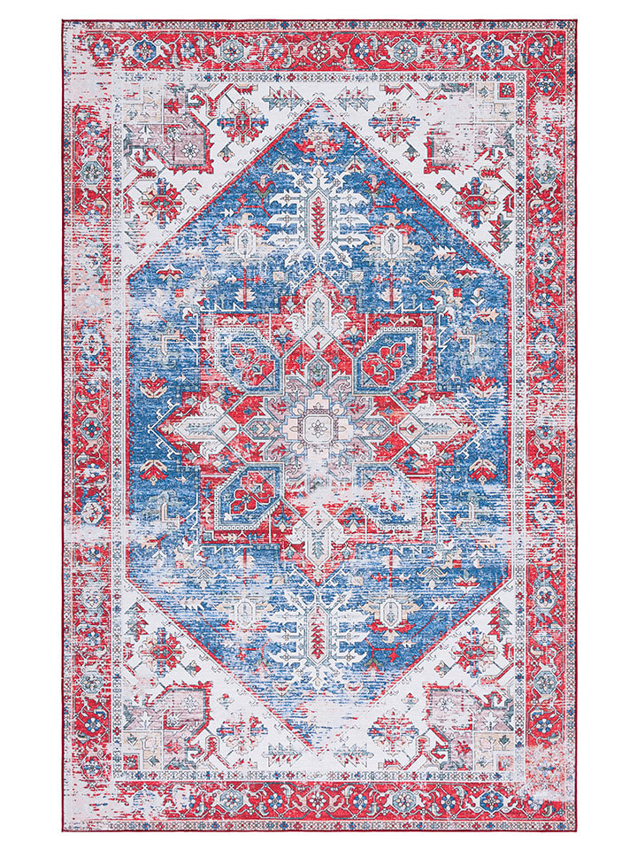 Safavieh Dywan "Tucson" w kolorze czerwono-niebieskim rozmiar: 152x244 cm