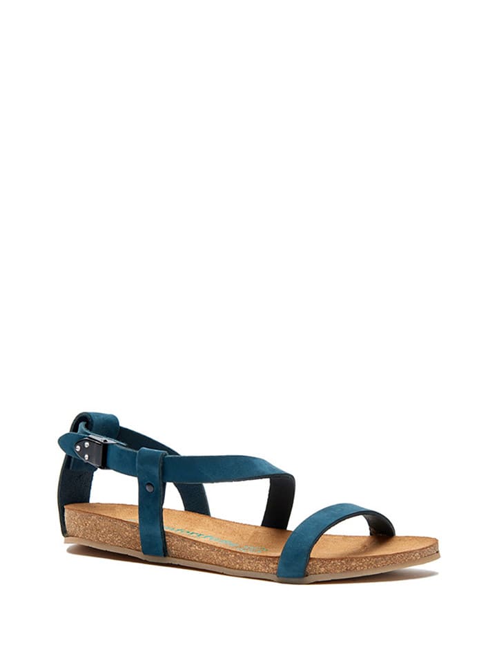 Comfortfusse Skórzane sandały w kolorze granatowym rozmiar: 39