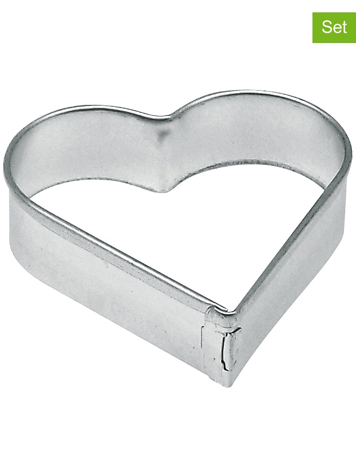 Zenker Foremki (12 szt.) "Patisserie" w kolorze srebrnym do ciastek rozmiar: onesize