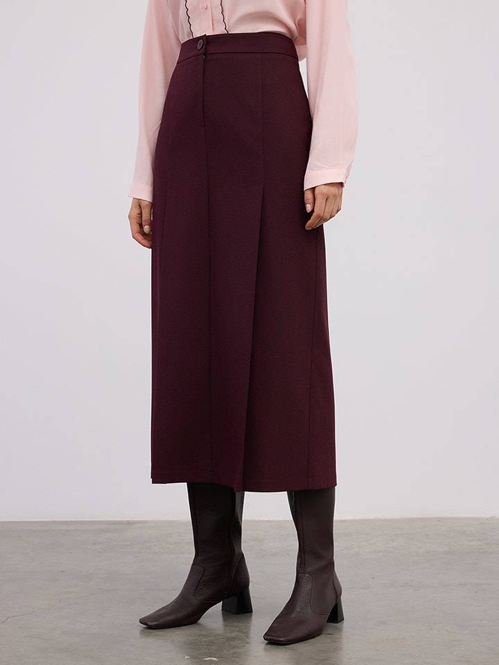 BGN Spódnica w kolorze bordowym rozmiar: 40