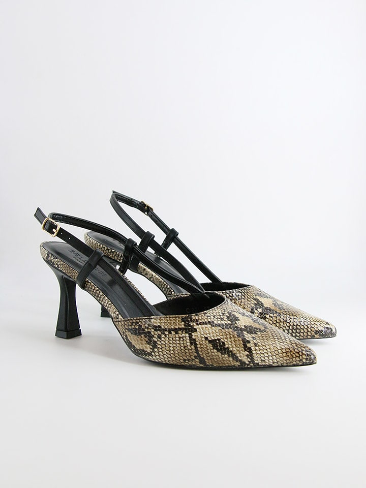 Bellucci Czółenka w kolorze czarno-jasnobrązowym rozmiar: 36