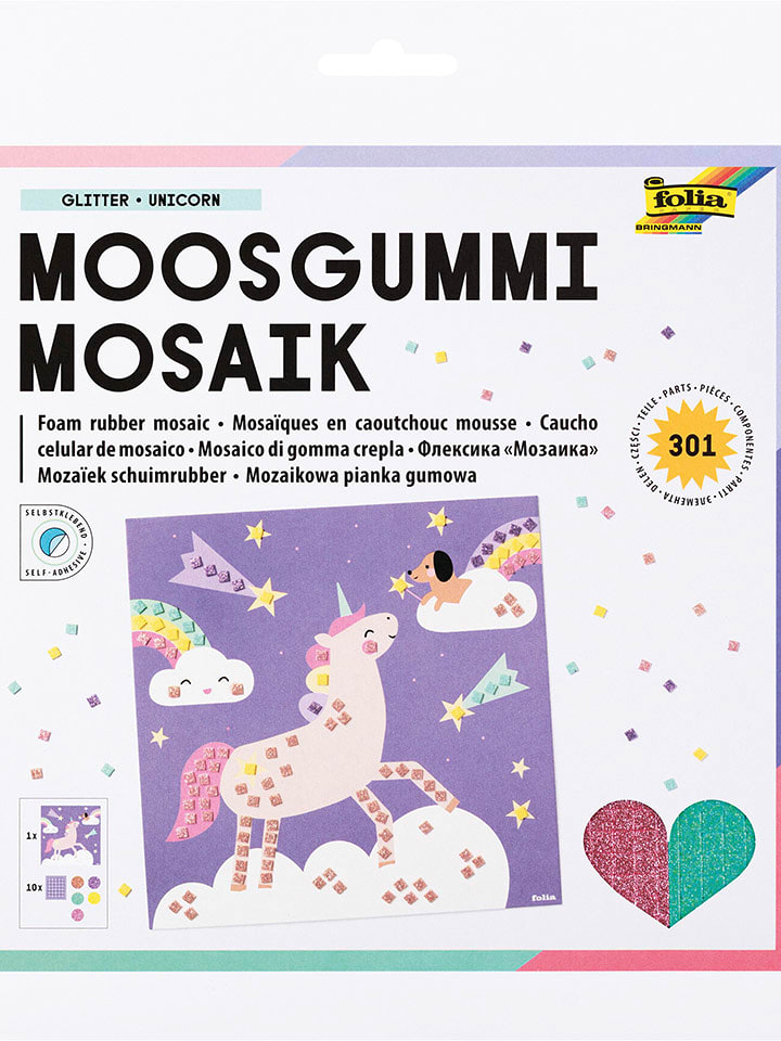 folia PAPER Mozaika z gumy piankowej "Unicorn" - 4+ rozmiar: onesize