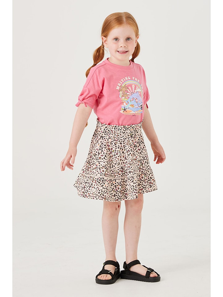 Garcia Spódnica w kolorze beżowo-czarnym rozmiar: 98