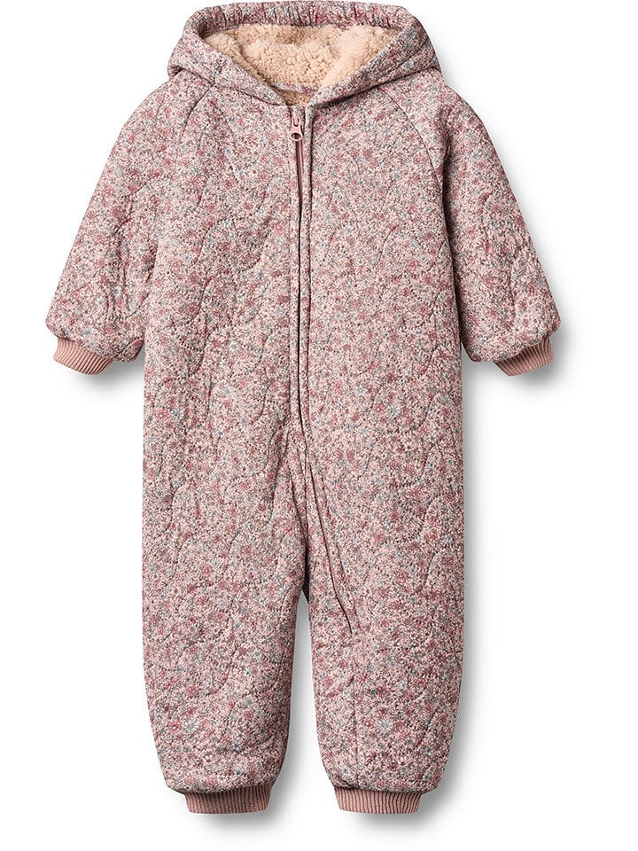 Wheat Kombinezon termiczny "Krammo" w kolorze jasnoróżowym rozmiar: 86