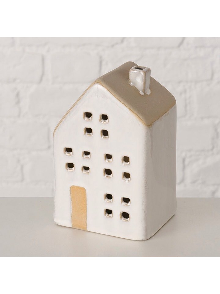 Boltze Dekoracja LED "Terrana" w kolorze kremowo-beżowym - 9 x 15,5 x 8 cm rozmiar: onesize