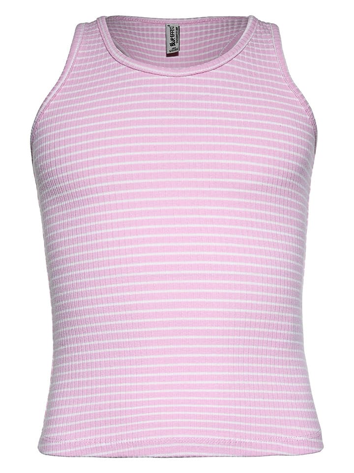 Blue Effect Top w kolorze jasnoróżowo-białym rozmiar: 164