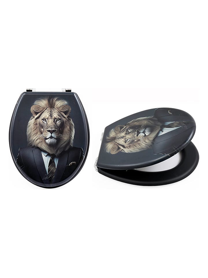 SiL Interiors Deska WC "Lion" w kolorze czarnym rozmiar: onesize