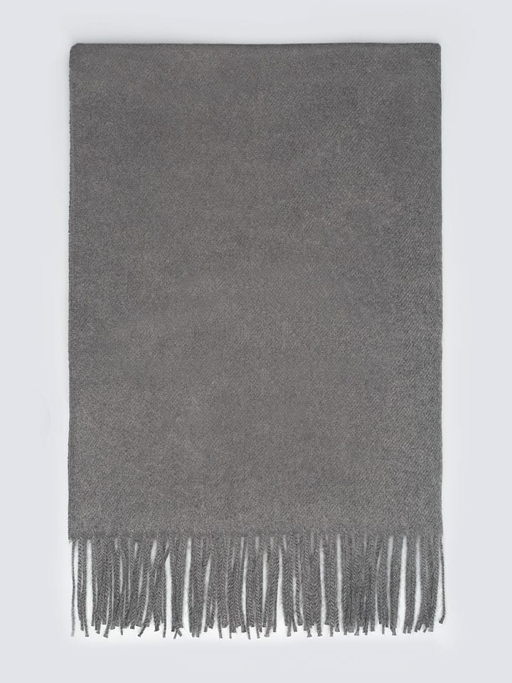 BIG STAR Szal w kolorze szarym - 210 x 74 cm rozmiar: onesize