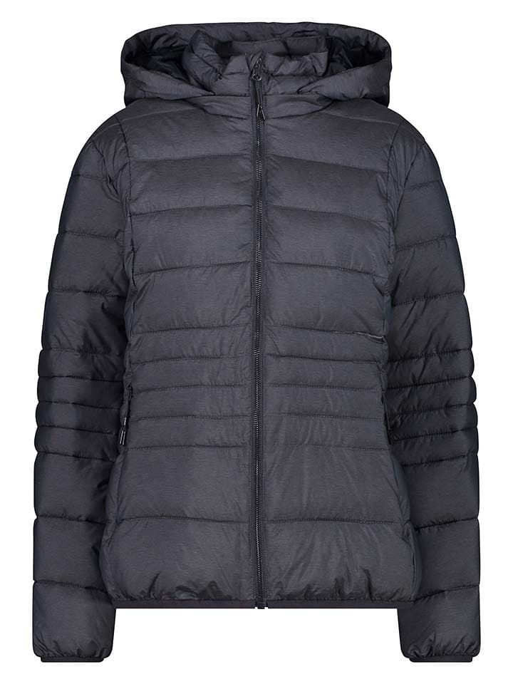 CMP Płaszcz pikowany w kolorze antracytowym rozmiar: 44