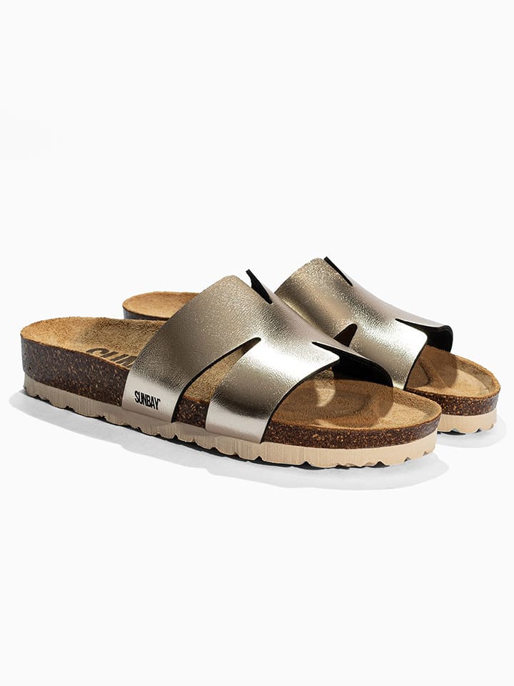 Sunbay Klapki "Jeel" w kolorze złotym rozmiar: 40