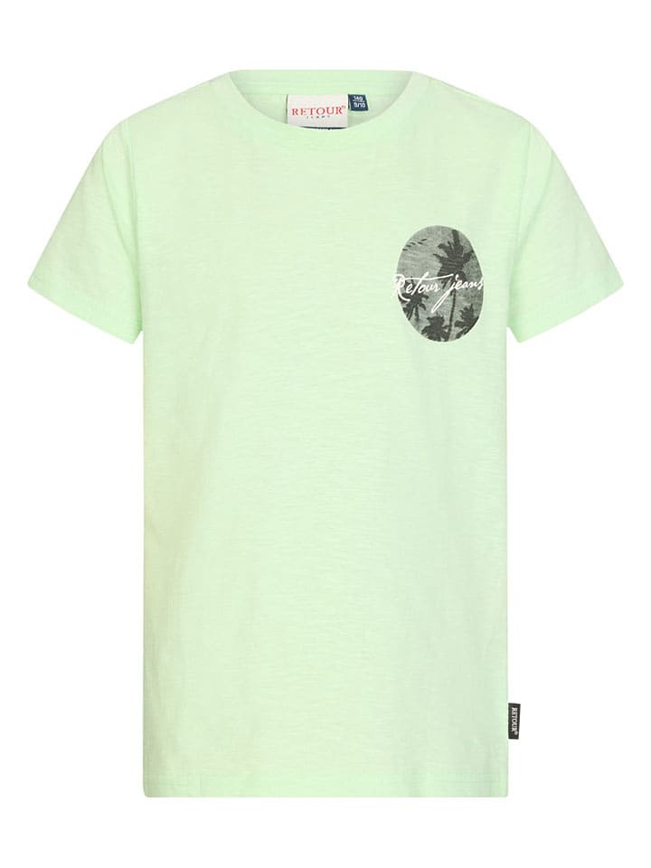 Retour Koszulka "Phil" w kolorze zielonym rozmiar: 146/152