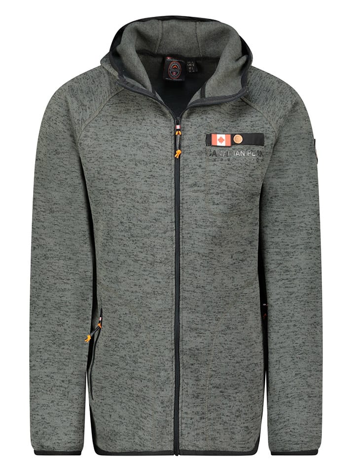 Canadian Peak Kurtka polarowa "Tiparneak" w kolorze szarym rozmiar: 3XL