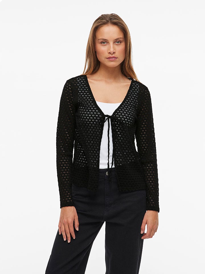 Vila Kardigan "Miro" w kolorze czarnym rozmiar: M