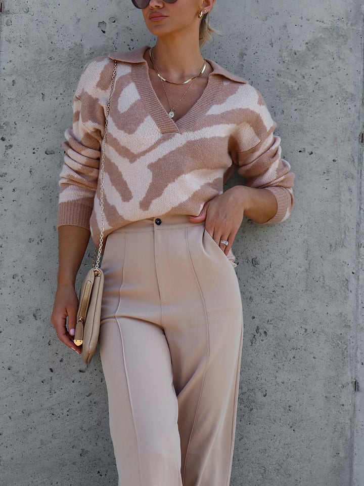 LA Angels Sweter w kolorze kremowo-jasnobrązowym rozmiar: M