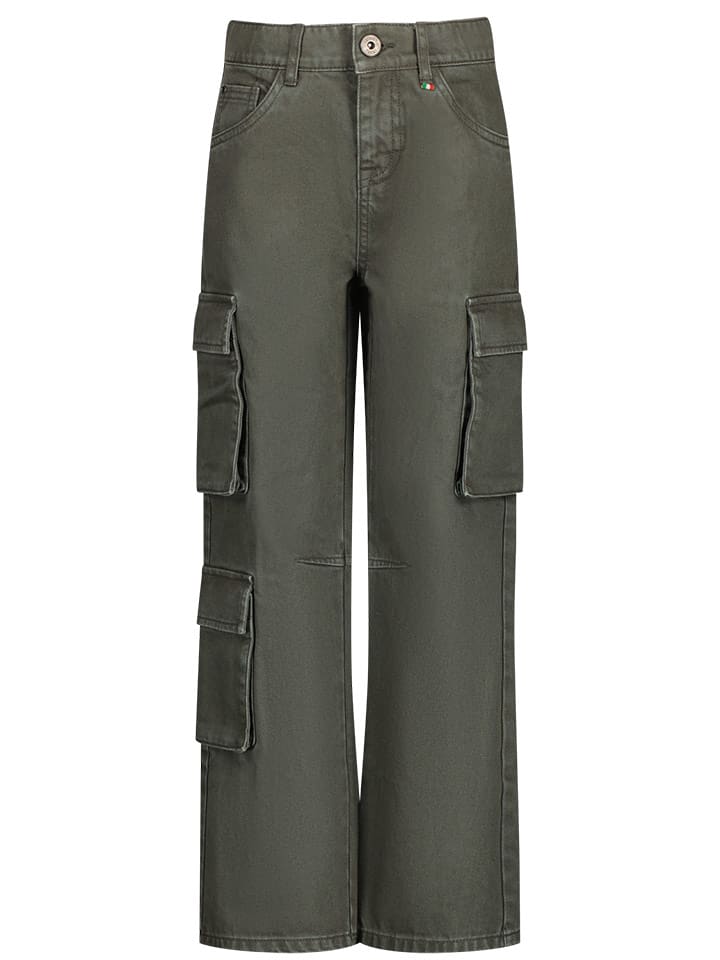 Vingino Bojówki w kolorze khaki rozmiar: 164