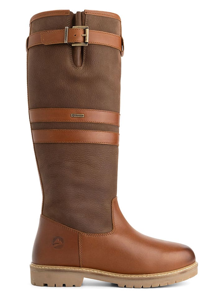 TRAVELIN' Skórzane kozaki "Frederikstad" w kolorze jasnobrązowym rozmiar: 42