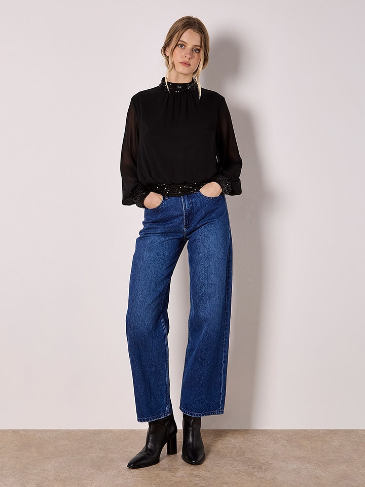 Apricot Bluzka w kolorze czarnym rozmiar: XS