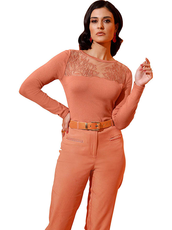 WITT WEIDEN Sweter w kolorze pomarańczowym rozmiar: 48