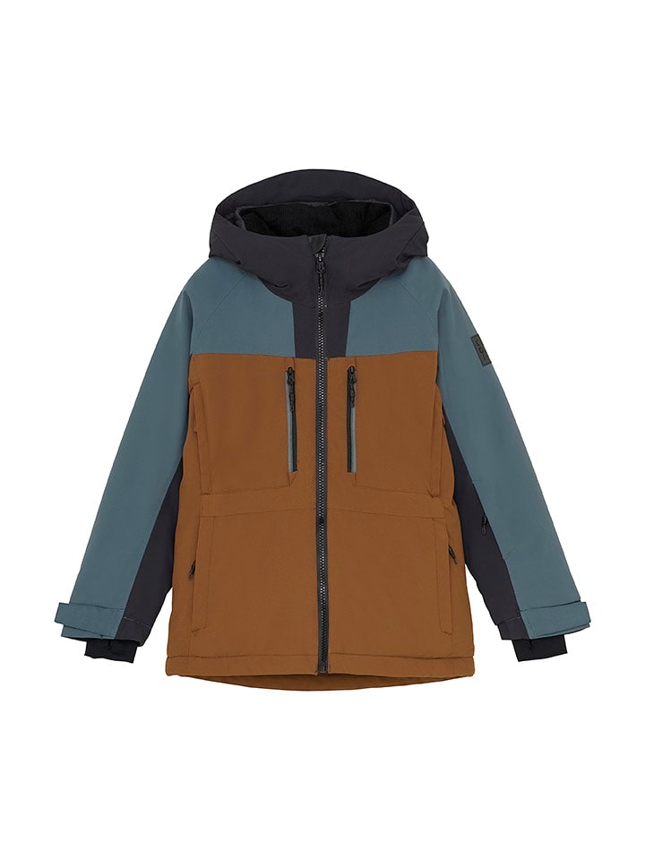 Color Kids Kurtka narciarska w kolorze jasnobrązowo-niebieskim rozmiar: 164