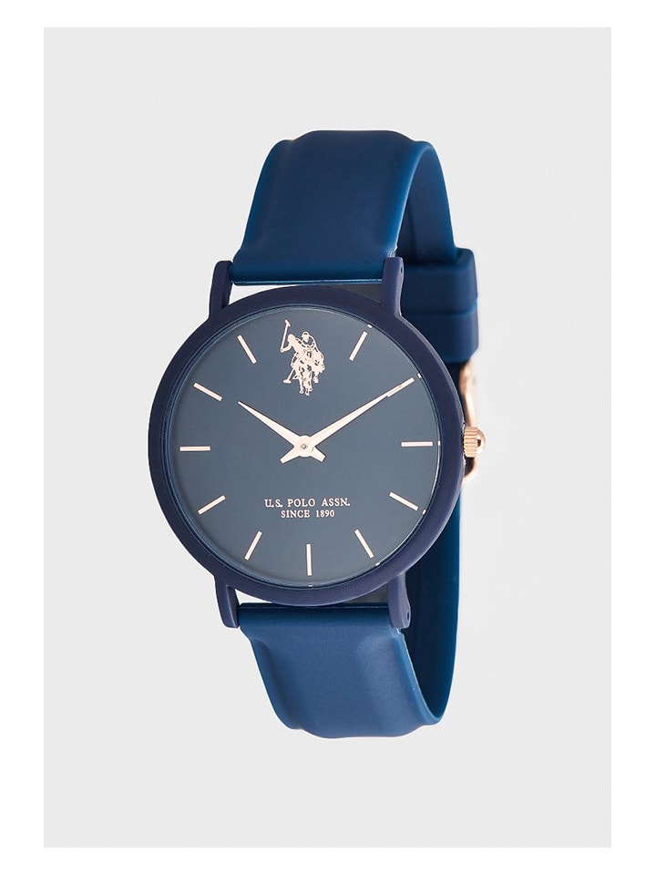 U.S. Polo Assn. Zegarek kwarcowy w kolorze niebieskim rozmiar: onesize