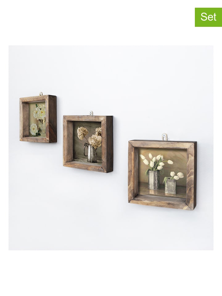 Wallity Druki artystyczne (3 szt.) w ramce - 15 x 15 cm rozmiar: onesize