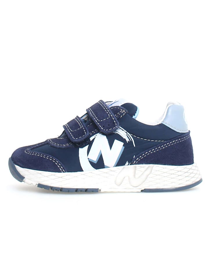 Naturino Skórzane sneakersy "Jesko 2" w kolorze granatowym rozmiar: 37